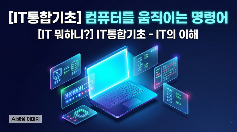 [IT통합기초] 컴퓨터를 움직이는 명령어