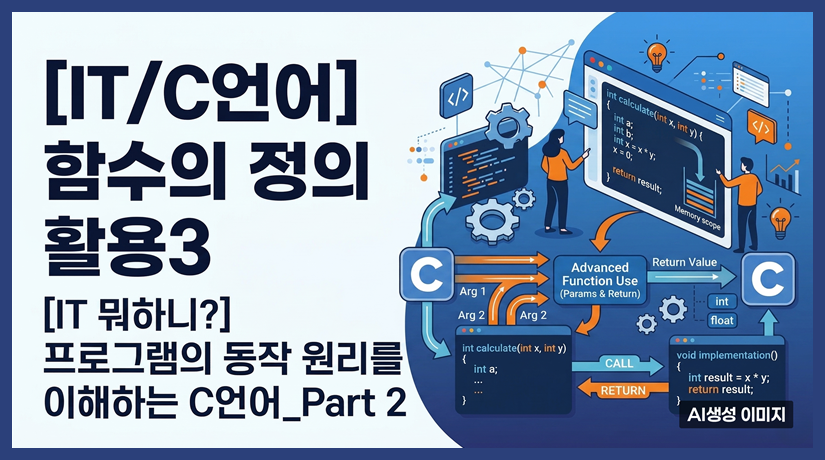 [IT/C언어] 함수의 정의 활용3
