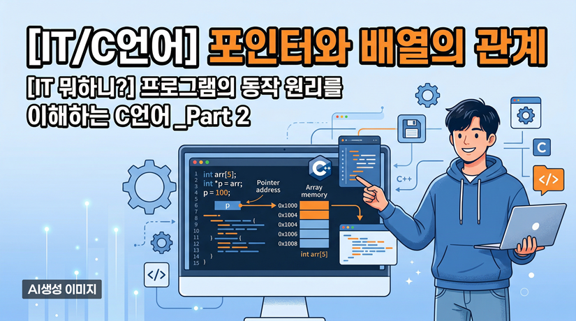 [IT/C언어] 포인터와 배열의 관계