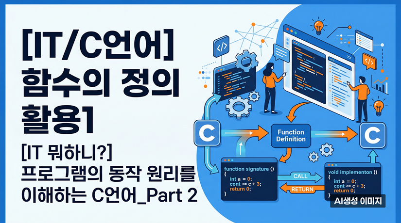 [IT/C언어] 함수의 정의 활용1