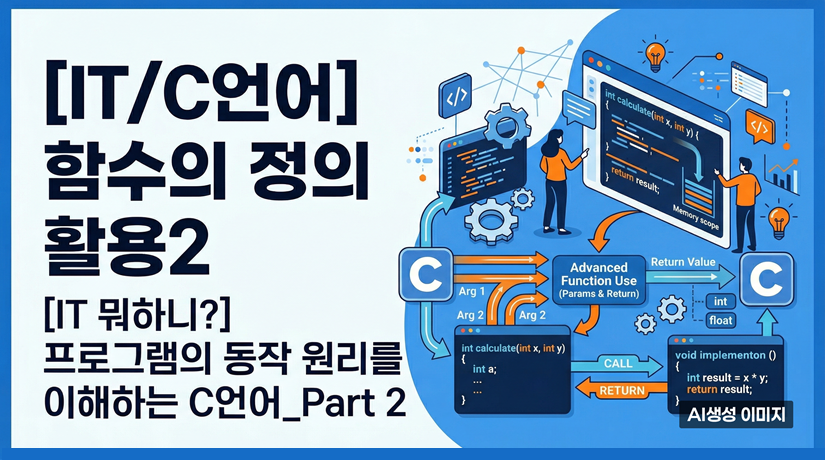 [IT/C언어] 함수의 정의 활용2
