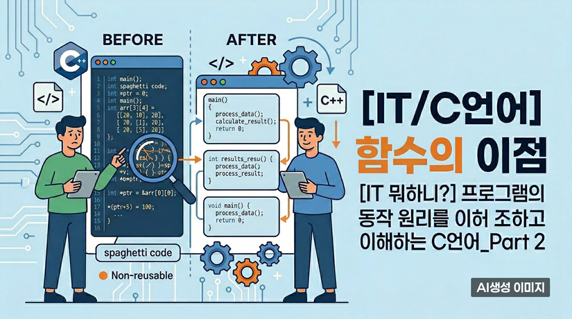 [IT/C언어] 함수의 이점