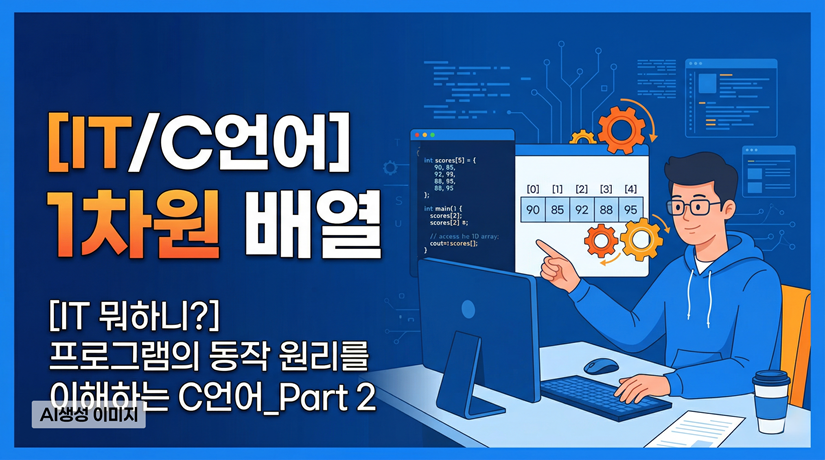 [IT/C언어] 1차원 배열
