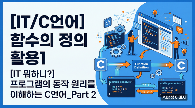 [IT/C언어] 함수의 정의 활용1