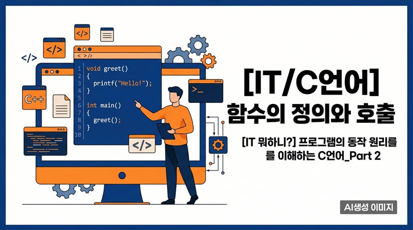 [IT/C언어] 함수의 정의와 호출