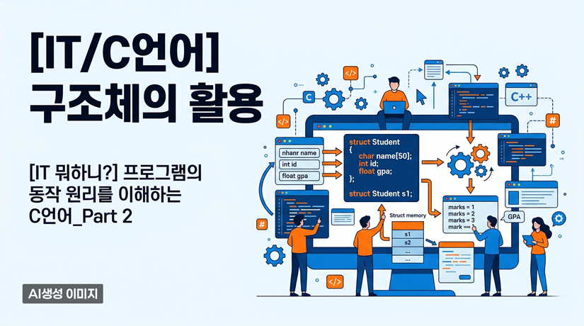 [IT/C언어] 구조체의 활용