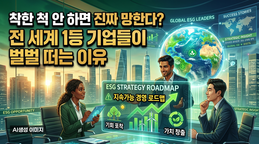 착한 척 안 하면 진짜 망한다? 전 세계 1등 기업들이 벌벌 떠는 이유