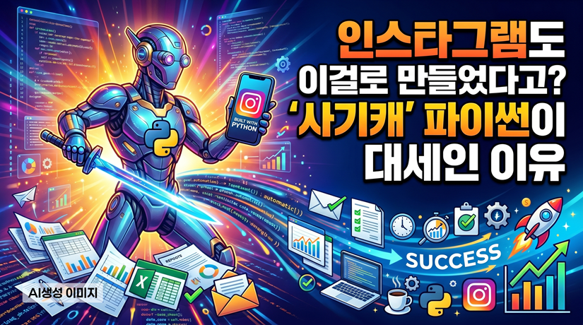 인스타그램도 이걸로 만들었다고? '사기캐' 파이썬이 대세인 이유