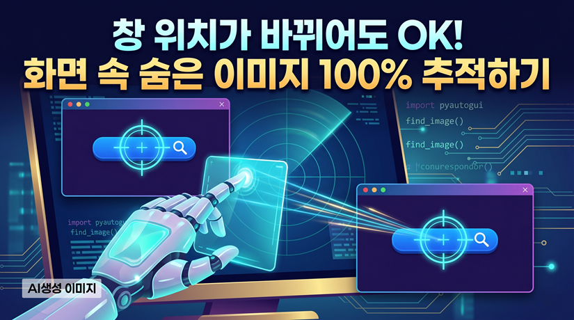 창 위치가 바뀌어도 OK! 화면 속 숨은 이미지 100% 추적하기