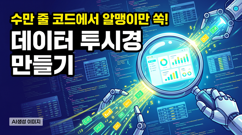 수만 줄 코드에서 알맹이만 쏙! 데이터 투시경 만들기