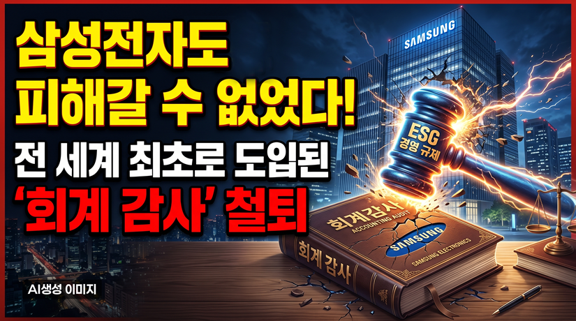 삼성전자도 피해갈 수 없었다! 전 세계 최초로 도입된 '회계 감사' 철퇴