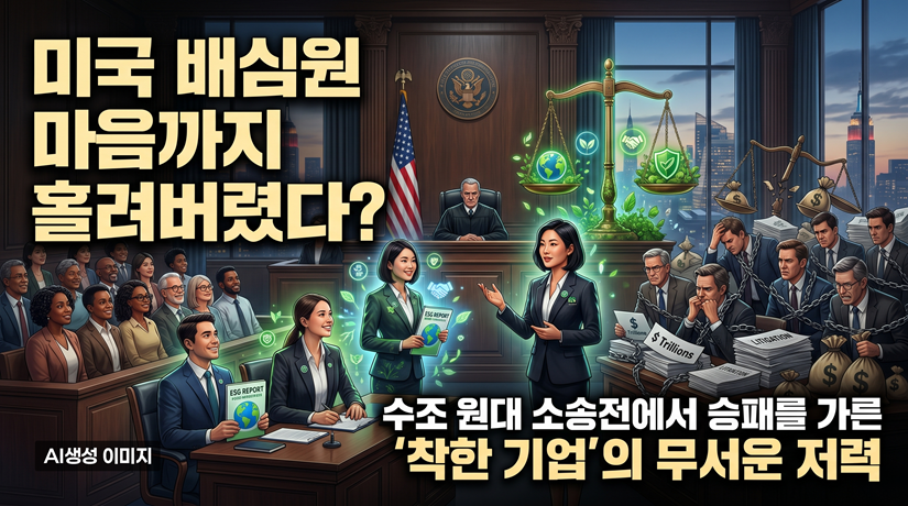 미국 배심원 마음까지 홀려버렸다? 수조 원대 소송전에서 승패를 가른 '착한 기업'의 무서운 저력
