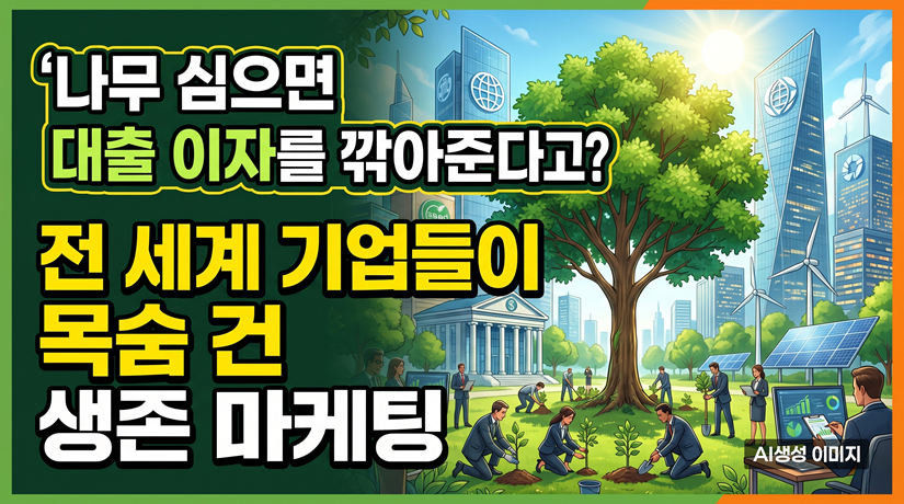 나무 심으면 대출 이자를 깎아준다고? 전 세계 기업들이 목숨 건 생존 마케팅